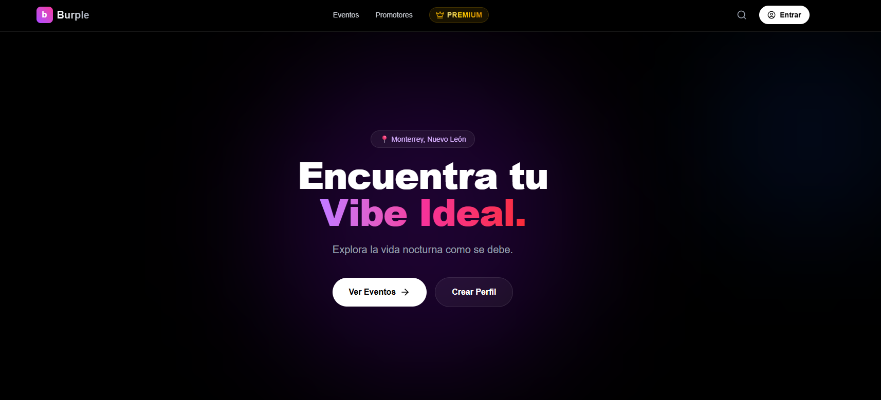 Burple App Night Life