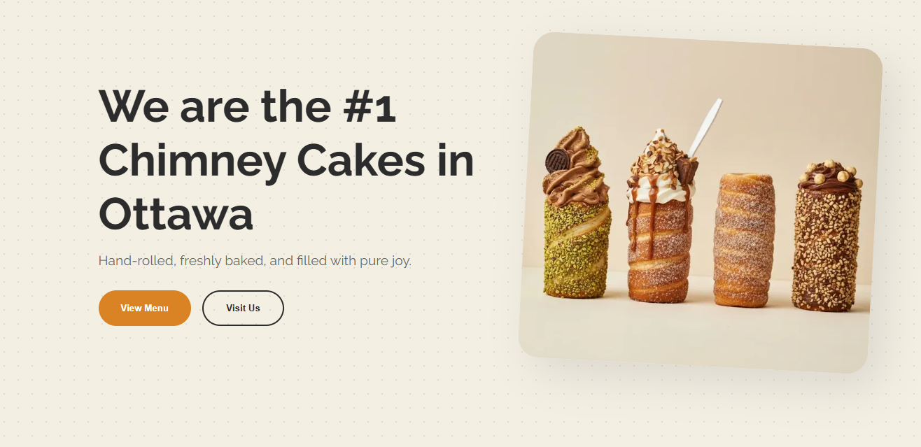 Chimnie Cakes Website